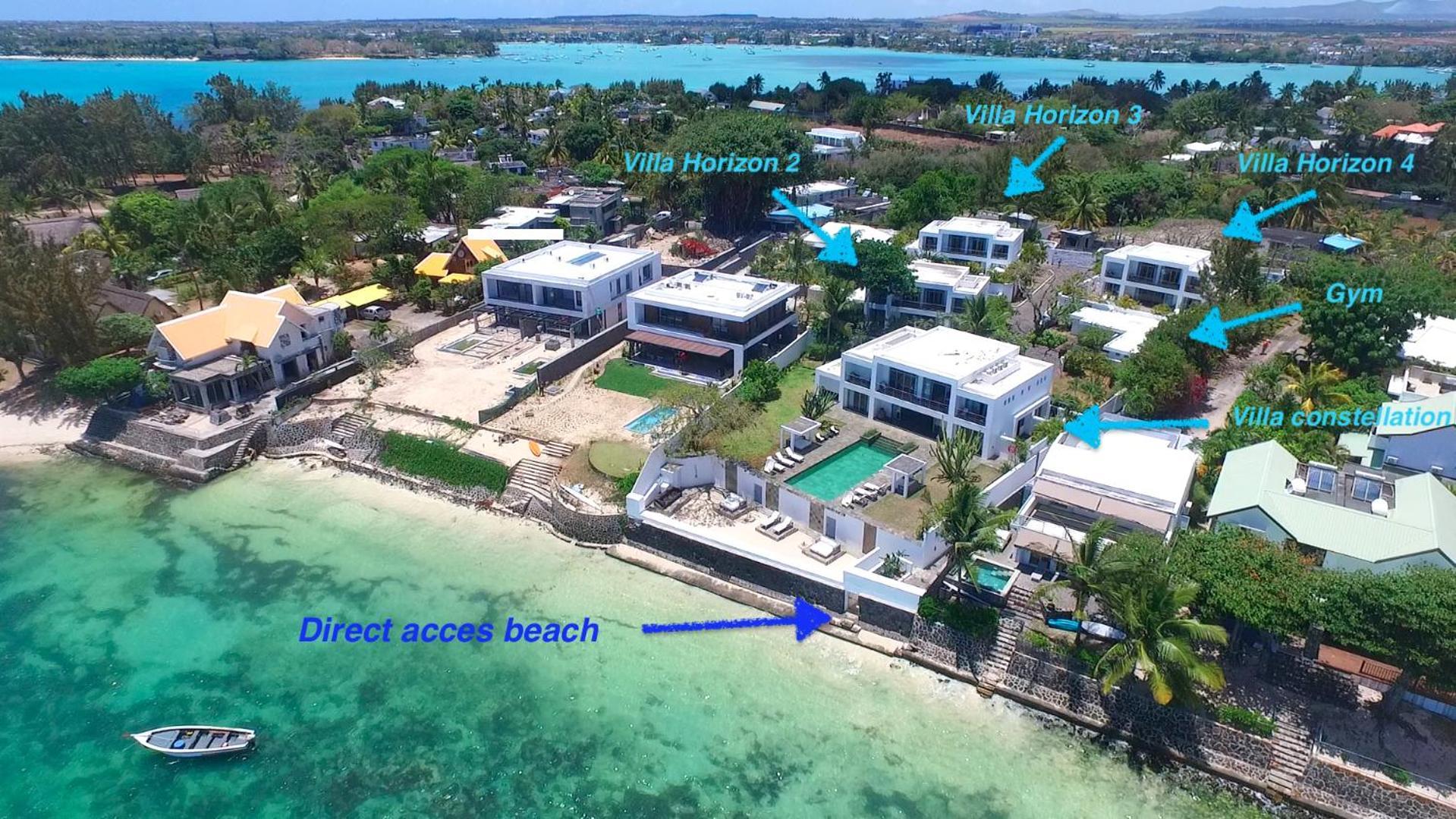 Villa Horizon By Dream Escapes, Beachfront Villa Pointe aux Canonniers Exterior photo